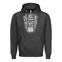 Charcoal Heather thy art is murder Zipper Hoodie - linhVisuals