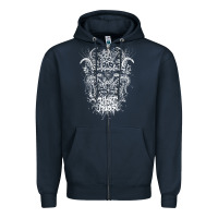 Navy thy art is murder Zipper Hoodie - linhVisuals