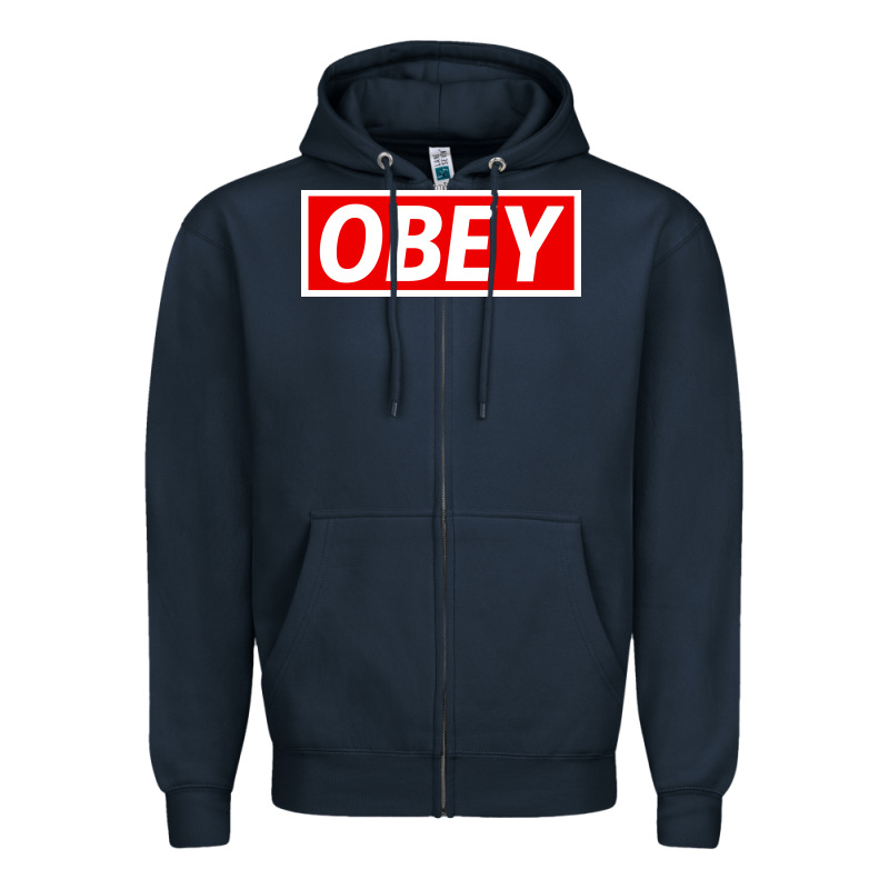 Obey Zipper Hoodie by linhVisuals | Teevron