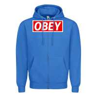 True Royal obey Zipper Hoodie - linhVisuals