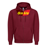 Burgundy Ore-Ida Zipper Hoodie - linhVisuals