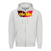 Dove Grey Ore-Ida Zipper Hoodie - linhVisuals