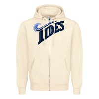 Sandshell #norfolk tides Zipper Hoodie - linhVisuals
