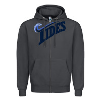 Smoke #norfolk tides Zipper Hoodie - linhVisuals