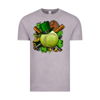 Vintage Zinc st.patrick's day softball Vintage Tee - FaDigitalArtStudio