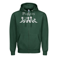 Sports Green peanuts Zipper Hoodie - linhVisuals