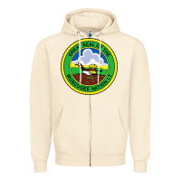 Sandshell great seal of the muscogee nation Zipper Hoodie - linhVisuals