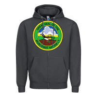 Smoke great seal of the muscogee nation Zipper Hoodie - linhVisuals
