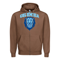 Chestnut columbia university Zipper Hoodie - linhVisuals