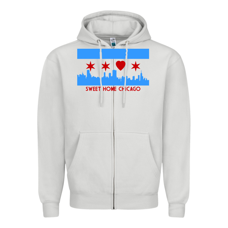 Sweet Home Chicago Zipper Hoodie by linhVisuals | Teevron
