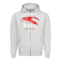 Dove Grey 5 stars crawfish boil master big red lobster Zipper Hoodie - linhVisuals