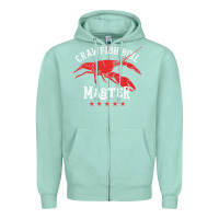 Seafoam 5 stars crawfish boil master big red lobster Zipper Hoodie - linhVisuals