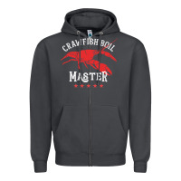 Smoke 5 stars crawfish boil master big red lobster Zipper Hoodie - linhVisuals