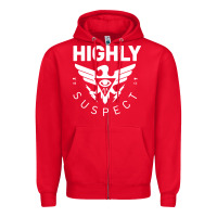 Red highly suspect 2022 Zipper Hoodie - linhVisuals