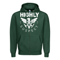 Sports Green highly suspect 2022 Zipper Hoodie - linhVisuals