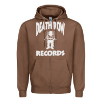#death Row Record Zipper Hoodie | Teevron