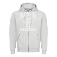 Dove Grey #death row record Zipper Hoodie - linhVisuals