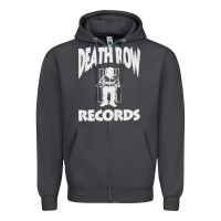 Smoke #death row record Zipper Hoodie - linhVisuals
