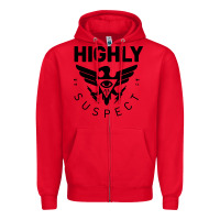 Red highly suspect 2022 Zipper Hoodie - linhVisuals