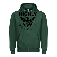Sports Green highly suspect 2022 Zipper Hoodie - linhVisuals