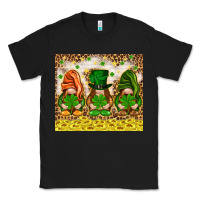 Black St. Patrick's Day gnomies with leopard tumbler Classic Tee - HowdyJamesFarm
