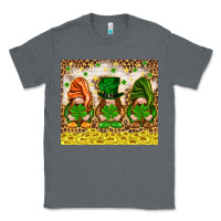 Charcoal Heather St. Patrick's Day gnomies with leopard tumbler Classic Tee - HowdyJamesFarm