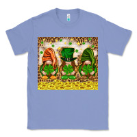 Colony Blue St. Patrick's Day gnomies with leopard tumbler Classic Tee - HowdyJamesFarm