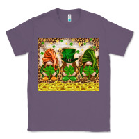 Lavender St. Patrick's Day gnomies with leopard tumbler Classic Tee - HowdyJamesFarm