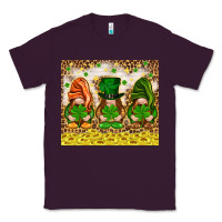 Plum St. Patrick's Day gnomies with leopard tumbler Classic Tee - HowdyJamesFarm