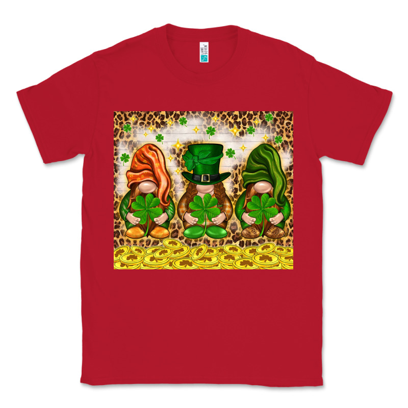 St. Patrick's Day Gnomies With Leopard Tumbler Classic Tee by HowdyJamesFarm | Teevron