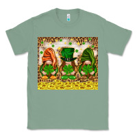 Sage St. Patrick's Day gnomies with leopard tumbler Classic Tee - HowdyJamesFarm