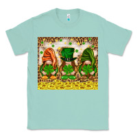 Seafoam St. Patrick's Day gnomies with leopard tumbler Classic Tee - HowdyJamesFarm