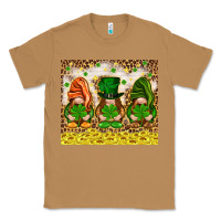 Toasted Coconut St. Patrick's Day gnomies with leopard tumbler Classic Tee - HowdyJamesFarm