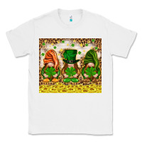 White St. Patrick's Day gnomies with leopard tumbler Classic Tee - HowdyJamesFarm