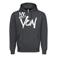 Smoke KING VON MERCH Zipper Hoodie - linhVisuals