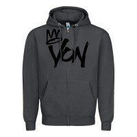 Smoke KING VON Zipper Hoodie - linhVisuals