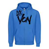 True Royal KING VON Zipper Hoodie - linhVisuals
