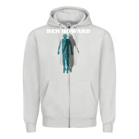 Dove Grey Ben Howard Zipper Hoodie - linhVisuals