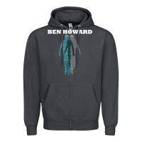 Smoke Ben Howard Zipper Hoodie - linhVisuals