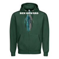 Sports Green Ben Howard Zipper Hoodie - linhVisuals