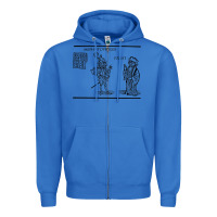 True Royal doctor faustus vintage illustration design Zipper Hoodie - linhVisuals