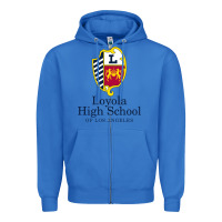 True Royal loyola high school los angeles Zipper Hoodie - linhVisuals