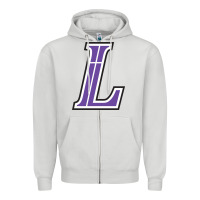 Dove Grey lutheran high school Zipper Hoodie - linhVisuals