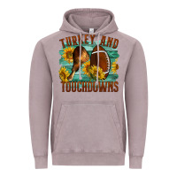 Vintage Zinc Turkey And Touchdowns Vintage Hoodie - LillyAllenDesigns