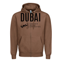 Chestnut dubai united arab emirates Zipper Hoodie - linhVisuals