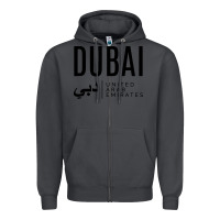 Smoke dubai united arab emirates Zipper Hoodie - linhVisuals