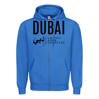 True Royal dubai united arab emirates Zipper Hoodie - linhVisuals