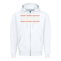 White because i'm chris that's why sarcastic birthday gifts for chris funny Zipper Hoodie - linhVisuals