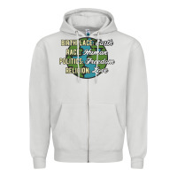 Dove Grey birthplace earth race human politics freedom religion love equality al Zipper Hoodie - linhVisuals
