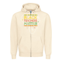 Sandshell black teacher matters african american pride dashiki black history mon Zipper Hoodie - linhVisuals